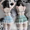 Sexy JK Pure Erotic Lingerie Clothing Campus Uniform Passion Flirting Seduction Suit