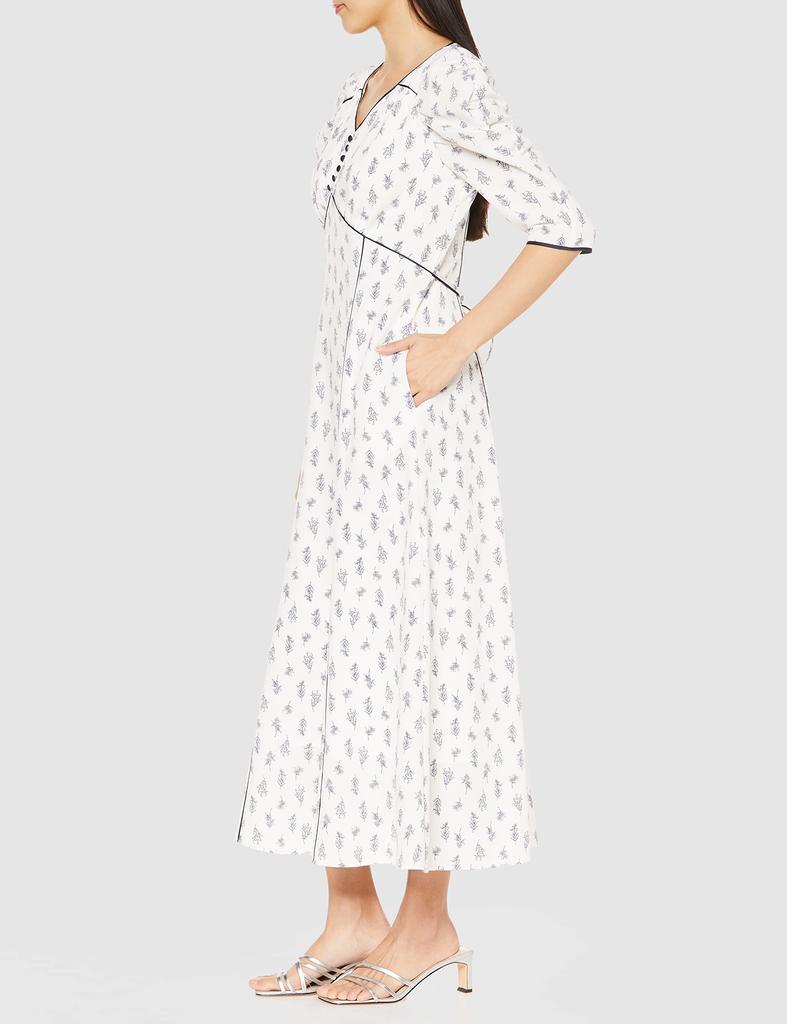 Snidel Sustaina Variety Print Dress SWFO231047 IVR 1 Women's