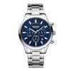 MEGIR Luxury Business Quartz Watch for Men Stainless Steel Strap Luminous Date Waterproof Male Casual Wristwatch Chronograph Clock 2150