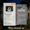 Large Capacity Solar-powered Bird Feeder Creative Hanging Wild Bird Feeder  Outdoor
