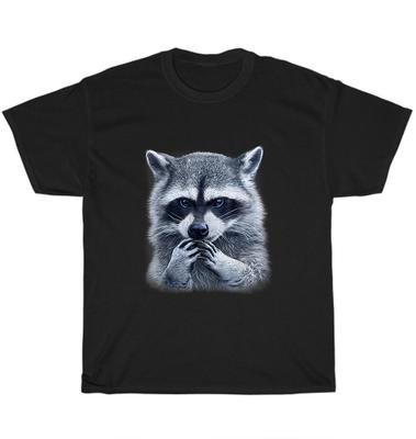 Waschbär Tierliebhaber 3D Stil Druck T-Shirt Unisex Lustiges T-Shirt Geschenk S-5XL NEU