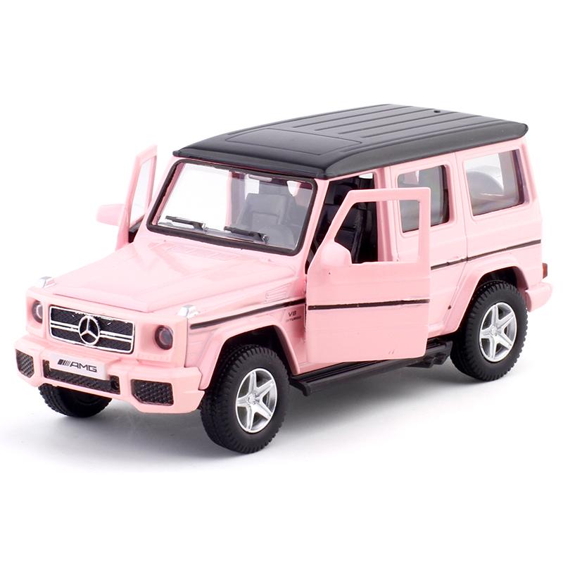 1/36 Mercedes-Benz G63 G-Class Toy Car Model For Children RMZ CiTY SUV Sport Diecast Miniature Pull Back Collection Gift For Boy
