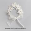 Schleifenform Baby-Stirnband Blumenmuster Kinder-Stirnbänder Niedliche Kleinkind-Haarbänder Baby-Haaraccessoires