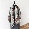 Niche Simple Style Warm Thickened Scarf Women'S Winter Advanced Sense Large Shawl Student Scarf Women