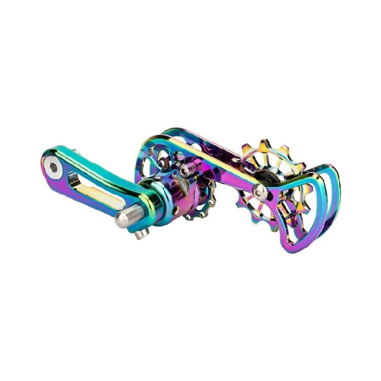 Folding Bike Chain Stabilizers Bike Chain Tensioner Guide Roller Cycling Bicycles Chain Guide Pulley Single Speed Adjuster