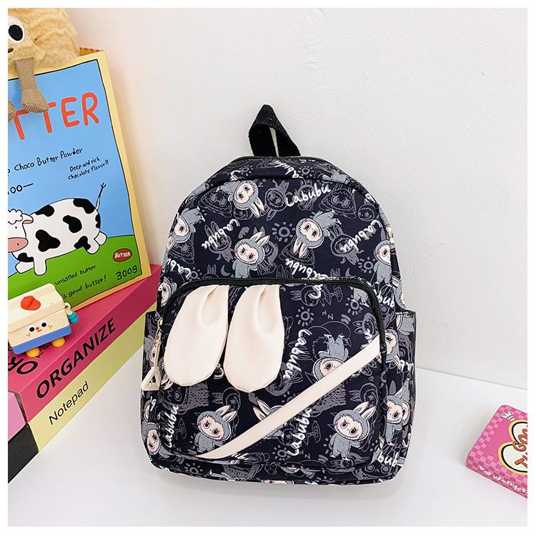 Kids Cartoon Backpack Outdoor Activities Adjustable Straps Student School Bag