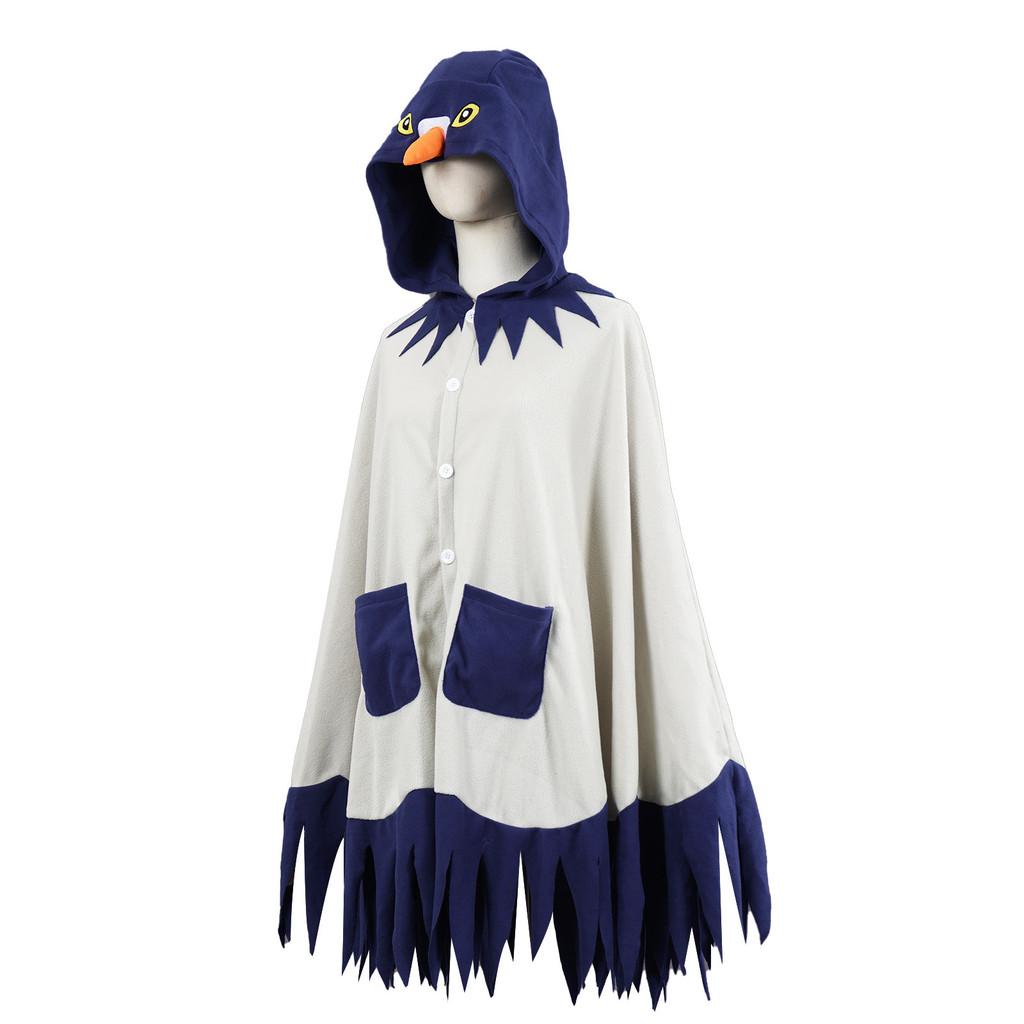 Vintage Stage Costume For Women Polyester Fluffy Flamingo Cape For Halloween Performances