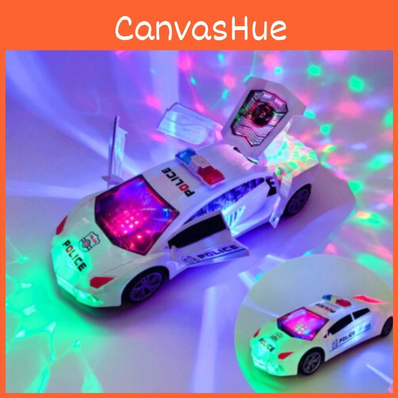 Car Police Kids Toy With Featuring Colorful Lighting And Sound Design Gift For