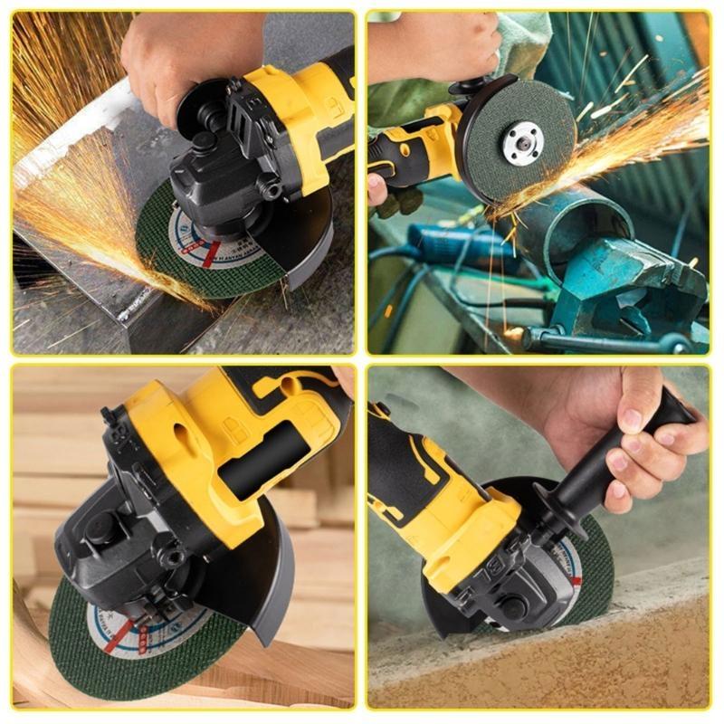 Cordless Angled Grinder Brushless Motor for Precise Cutting Polishing Grinding