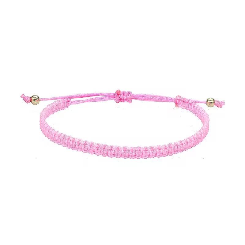 

Браслеты и браслеты из плетеной веревки на удачу для женщин и мужчин, узлы ручной работы, тибетские буддийские, для дружбы, для девочек, подарок, регулируемый Bracelet Style KYUt