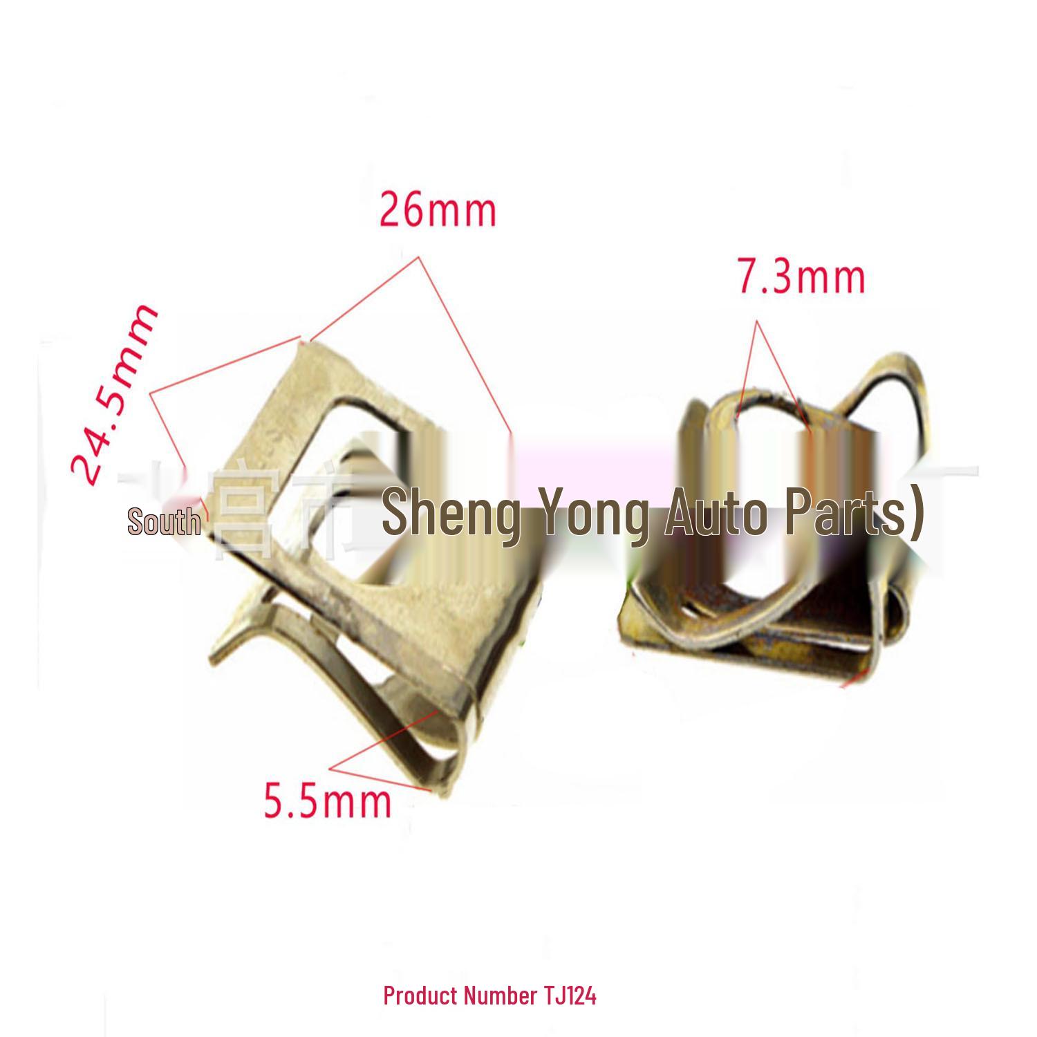 

Car Self-Tapping Screws with Metal Fastener Clips for Decorative Fixation 10000 pieces