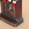 Creative Christmas Scene Music Box: Festive Fireplace Ornament Gift for All Ages