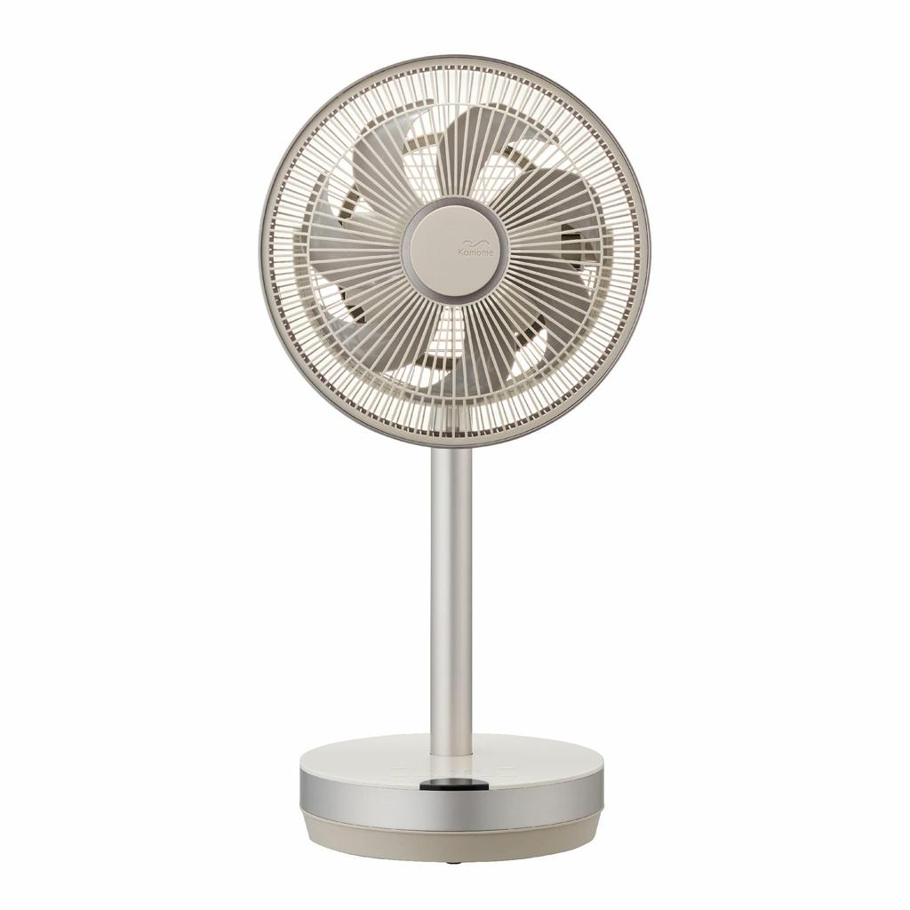 Seagull Fan Kamomefan Move Living Fan Fan Circulator 23cm White 3D Oscillating 3D Mini Compact DC Motor DC Fan 3D Oscillating With Remote Control