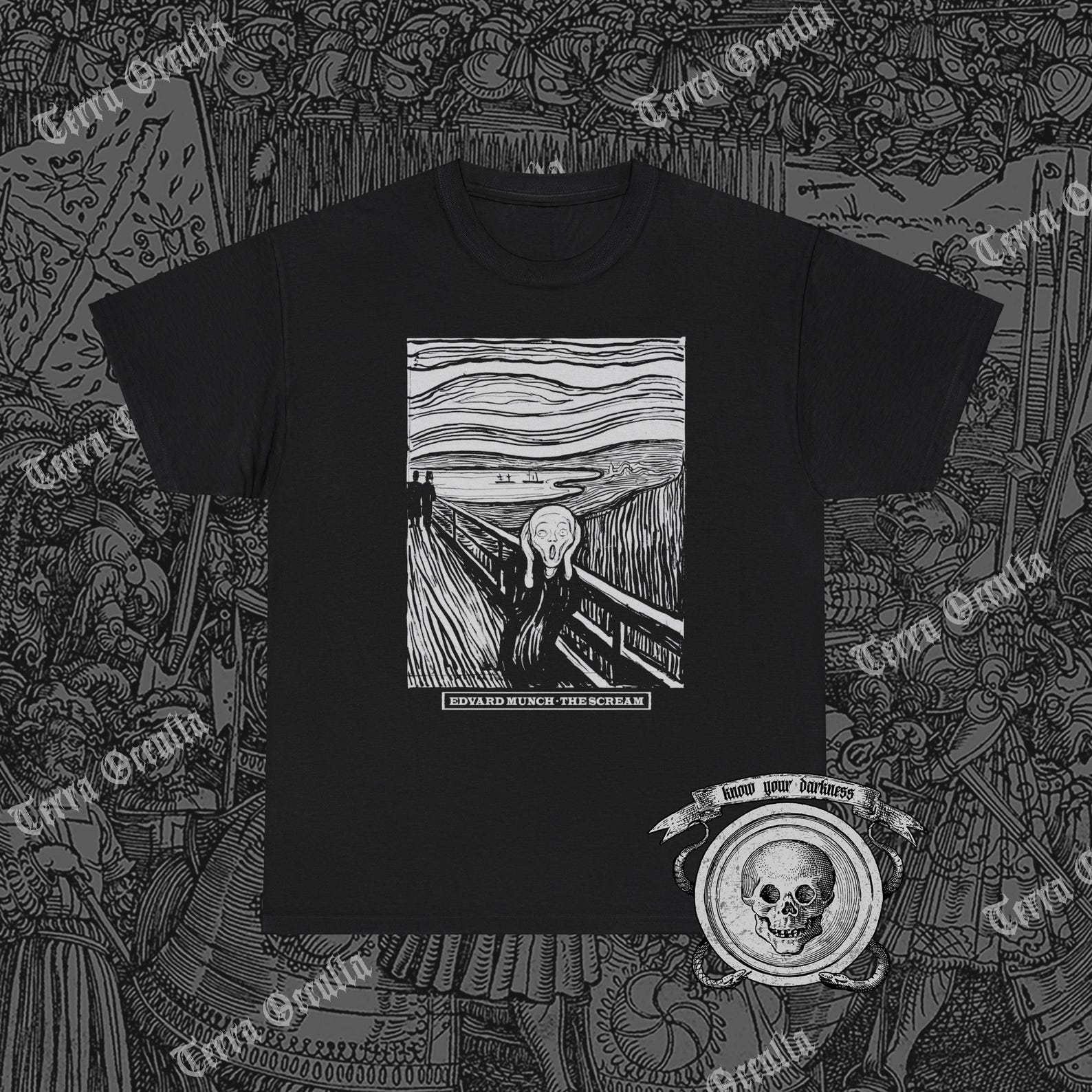 Edvard Munch Shirt, The Scream Painting, Expressionism L