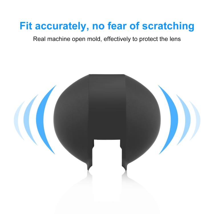 PULUZ Copriobiettivo in silicone per Insta360 X3, custodia invisibile