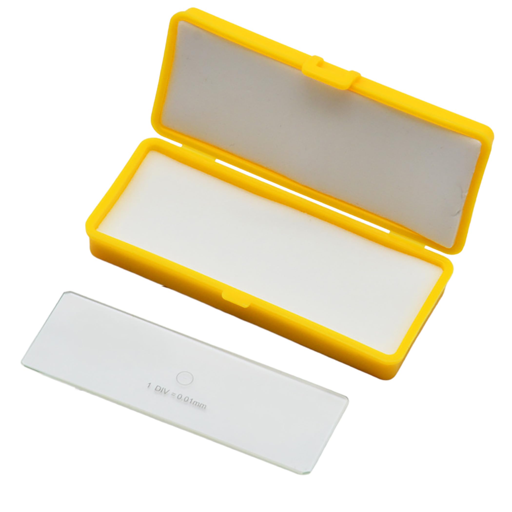 HAMILO Microscope Objective Slides, Micrometer, Micrometer, Approx. 0.01mm