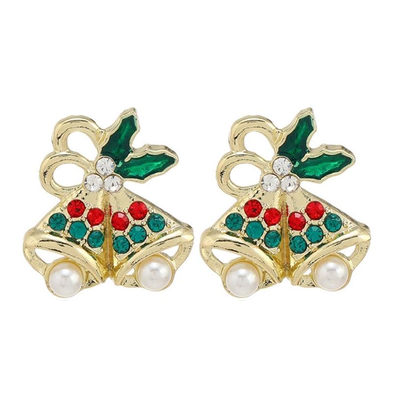 

Holiday Drop Earrings Christmas Theme Pattern Stylish Studs Earrings Unique Christmas Earrings Alloy Texture for Party