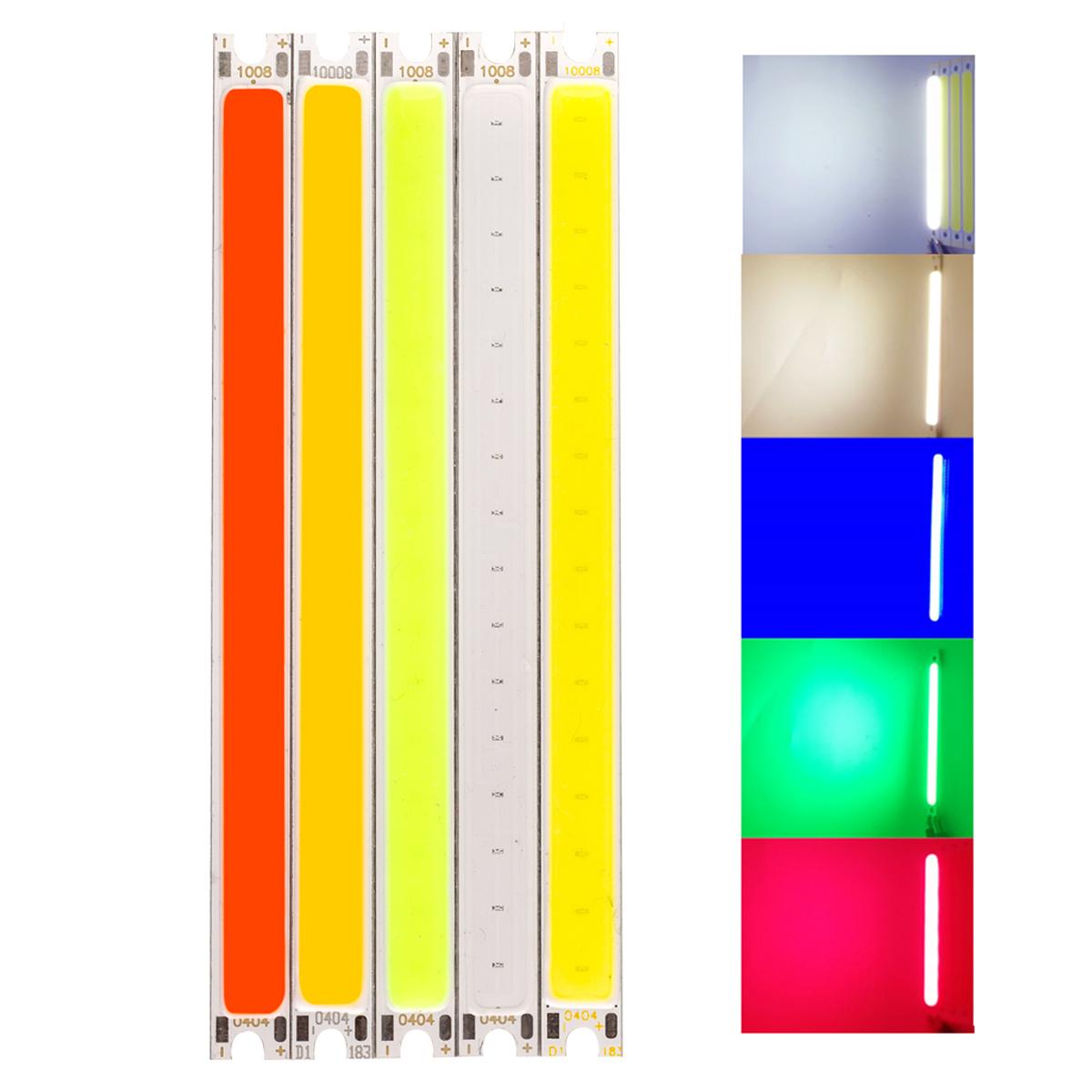 

100x8 мм 5 Вт DC 12 В-14 В COB светодиодный чип-бар полоса источник света лайнер светодиоды для DIY