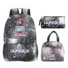 Kpop Demonunters Peripheral Children'S Backpack Elementary And Secondary School Bag Three-Piece Set