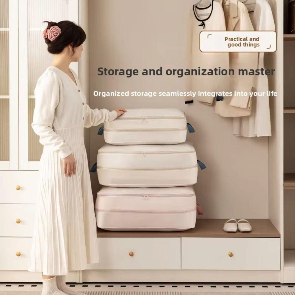 Dustproof Compression Storage Bags with Handle Hand Luggage Oversized Travel Duffle Totes  Blankets