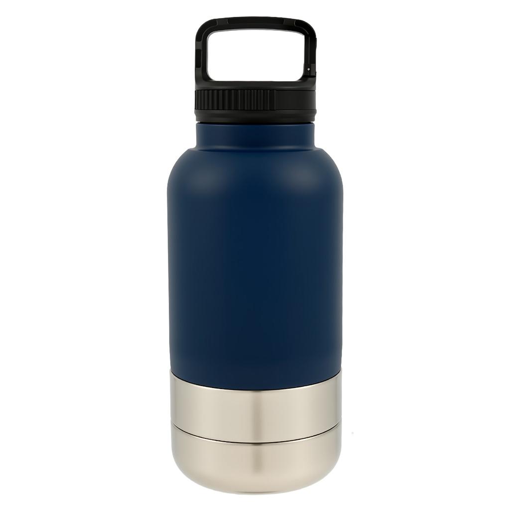 3 in 1 Stainless Steel Dog Water Bottle Portable Outdoor Pet Insulated Feeder Water Cup for All Dogs Breeds Hiking Travel