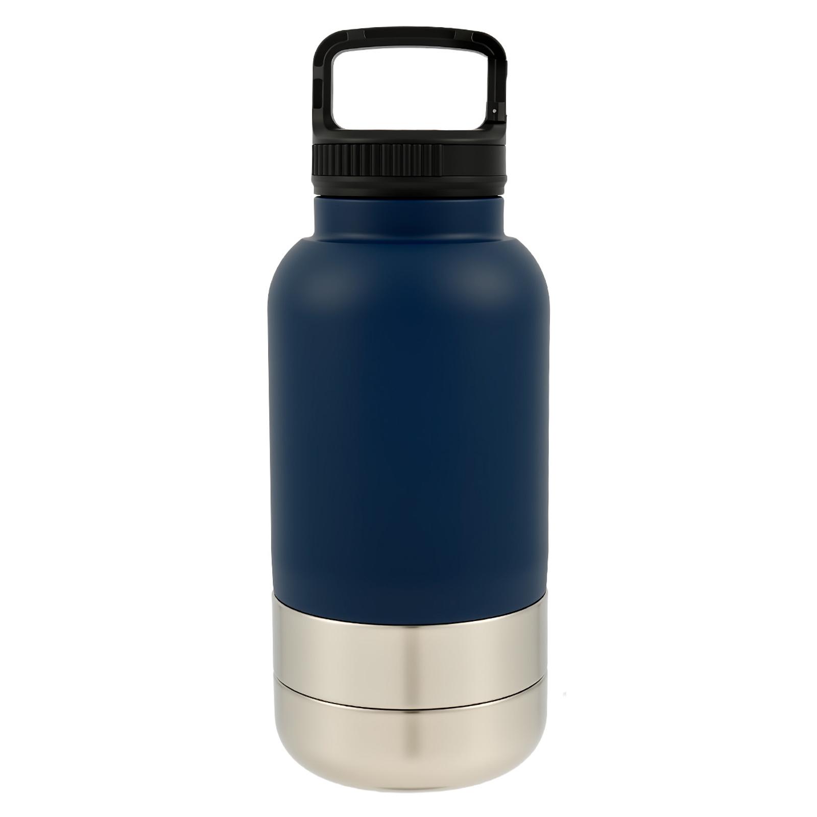 

3 in 1 Stainless Steel Dog Water Bottle Portable Outdoor Pet Insulated Feeder Water Cup for All Dogs Breeds Hiking Travel