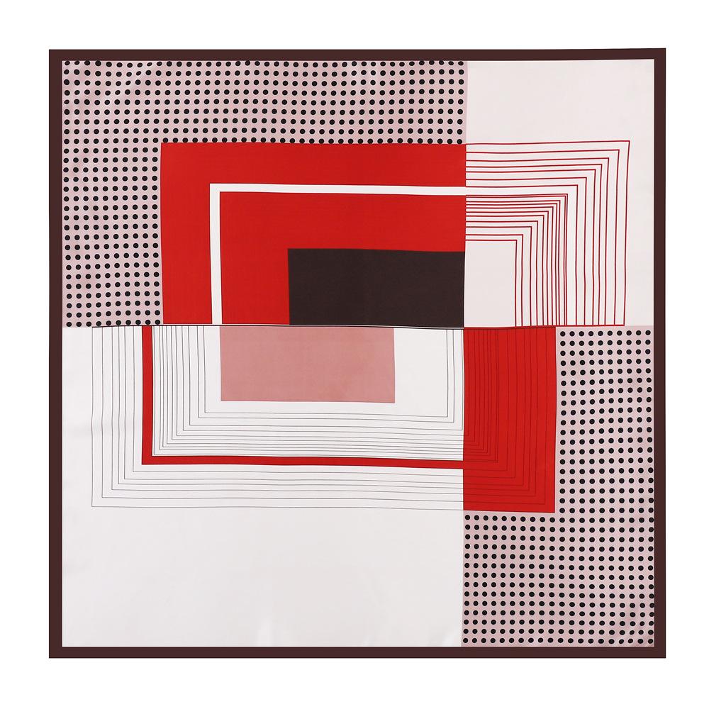 

Высококачественные роскошные шелковые шарфы, повязка на голову, шарфы, шейный шарф для женщин, шелковый шарф с цепочкой, женская декоративная шаль 90cm