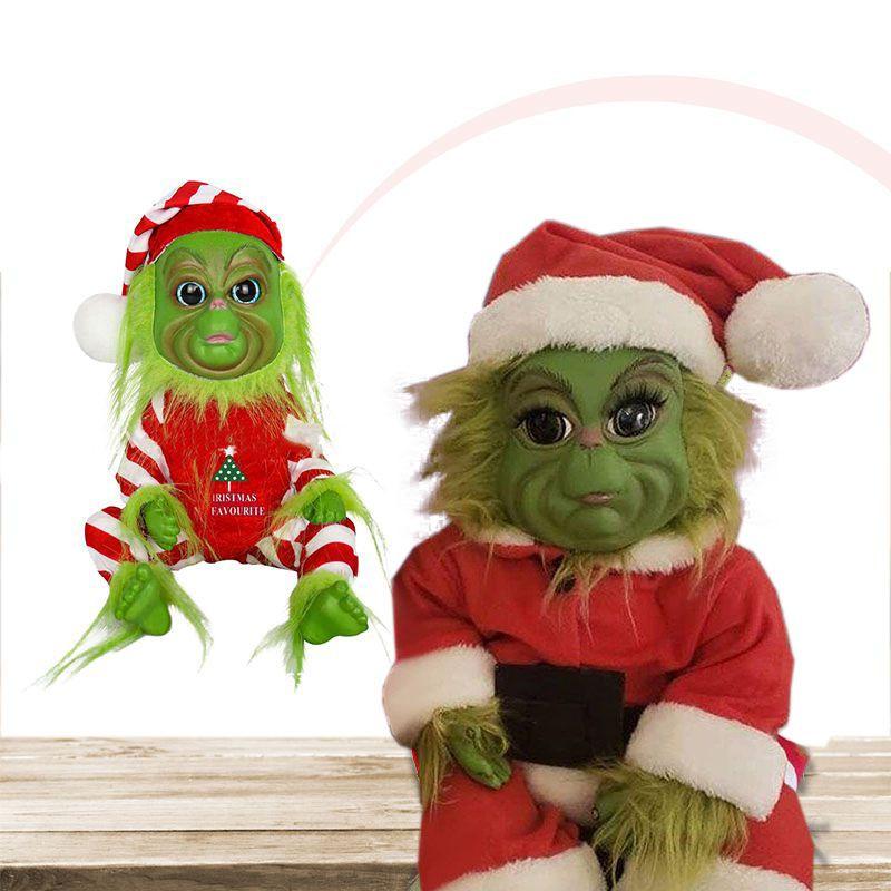 Kids 20cm Doll Christmas Stuffed Plush Toys Home Decoration Gifts Xmas