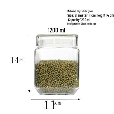 ZISIZ Multipurpose Glass Storage Jars