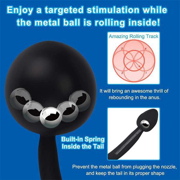 Inflatable Sex Toys for Men and Women Silicone Anal Masturbation Expansion Anal Expander Bump Development Backyard