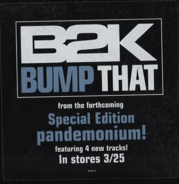 

12inch Record B2K - Bump That EAS59109 Epic 2003 US Rap & Hip-Hop/R&B Used