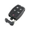 For Land Rover Freelander 2 2007-2015 5 Button Remote Smart Key Fob Case Shell 433MHz With Circuit Board Battery Car Key Replacement Accessories