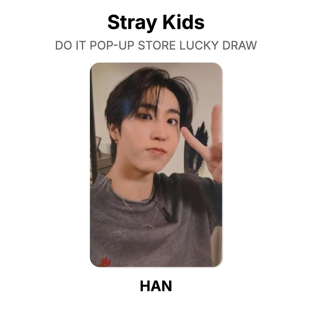Stray Kids DO IT POP-UP STORE LUCKY DRAW Official Photocard