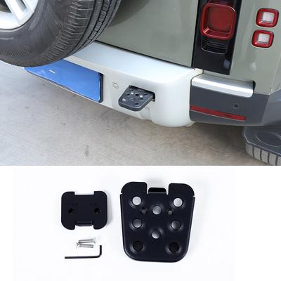 Pour Land Rover Defender 90 110 2020-2026 Acier au Carbone Anneau de Remorquage Arrière de Voiture Pédale de Marchepied Accessoires de Modification de Voiture