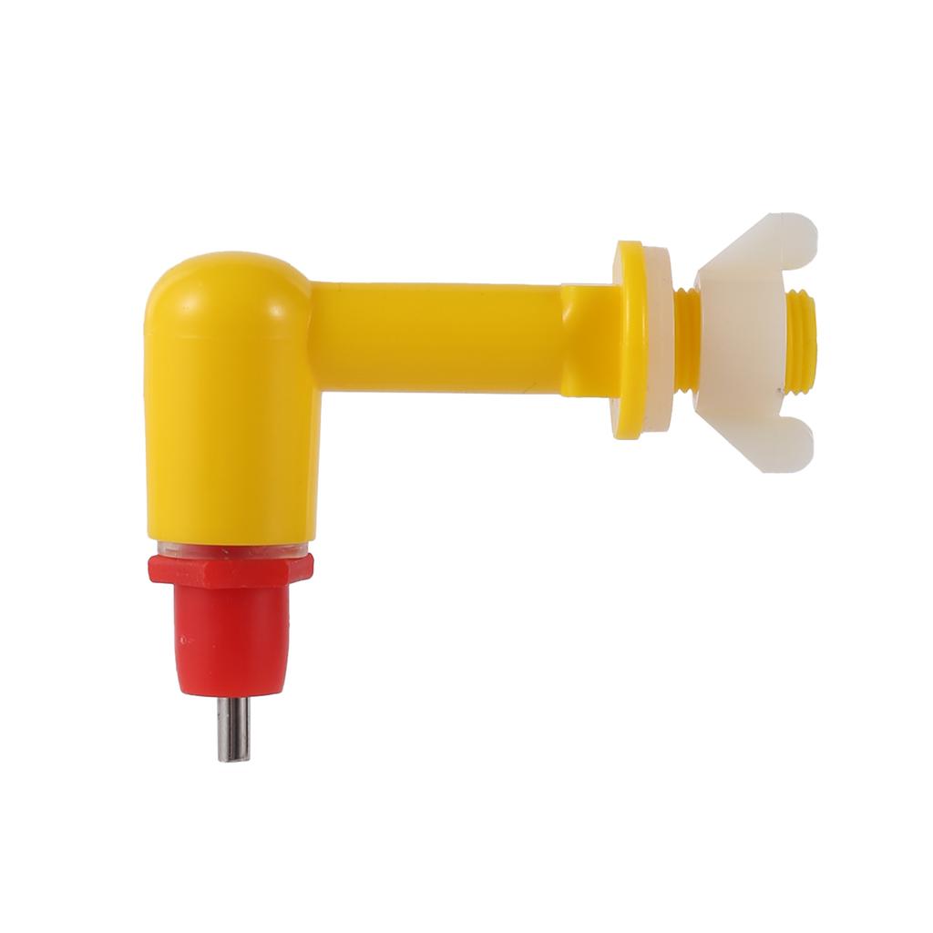 10Set New Chicken Waterer Nipples Drinkers Quail Chicks Turkeys Ducks Poultry Waterer Nipples Leak-Proof Automatic Spring Type