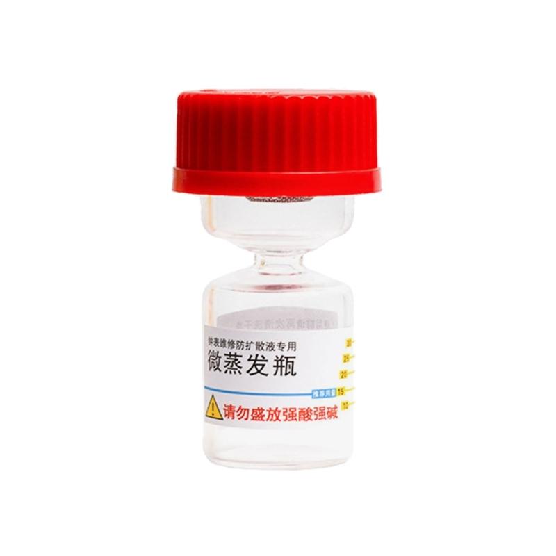 High Quality Glass 7066 Micro Evaporation Bottle Research Tool Ideal For Accuracy Liquid Handling In Laboratories красный