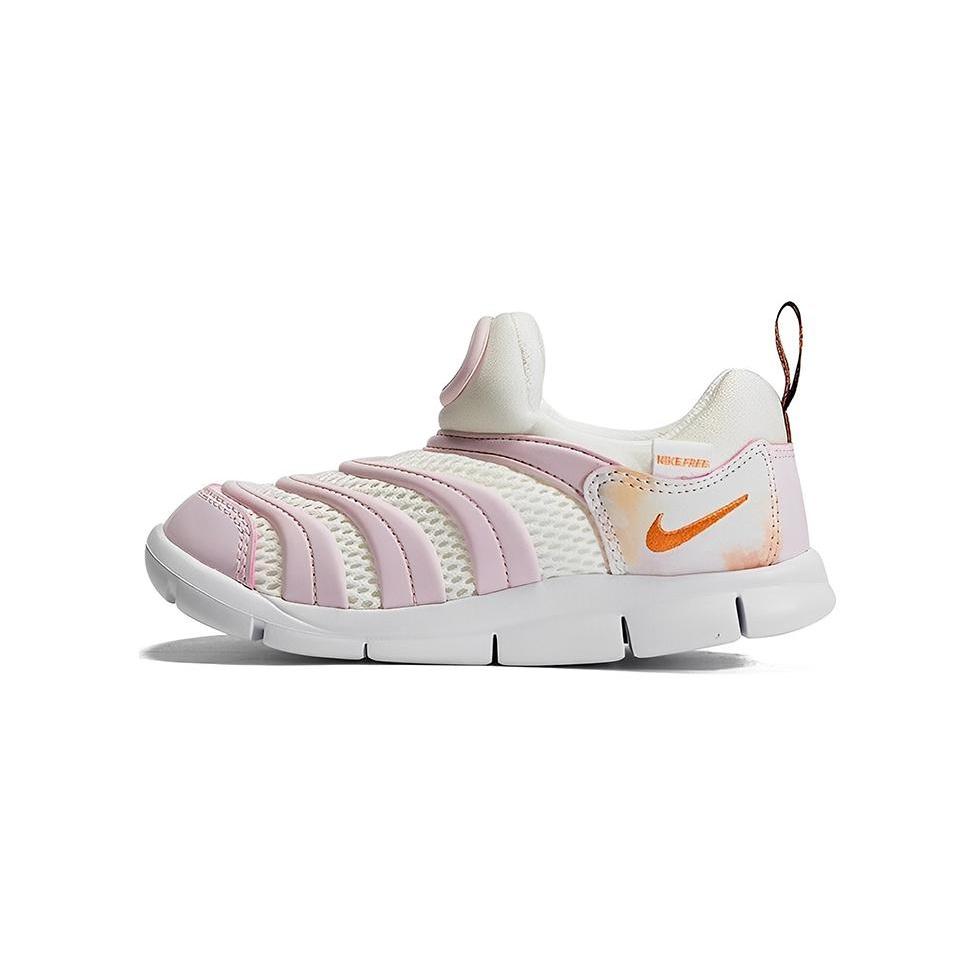 (TD) Nike Dynamo Free SE Shoes White Pink Baby FJ7726-181 EU 26