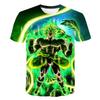 Children's Dragon Ball Series 3D Digital Printed Boys' Casual and Comfortable Round Neck Short Sleeved T-shirt