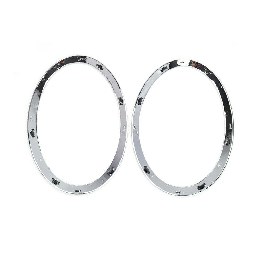 Neu 2 Stück Scheinwerferring Blende Zierleiste Umrandungsabdeckung Ersatz für BMW MINI F55/F56/F57 2014-2025 OEM 51137300631 51137300632