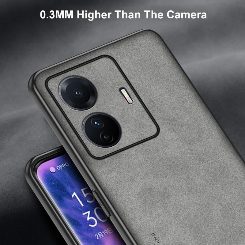 Luxury Leather Case For Vivo T1 Pro 5G Matte Back Cover Silicone Shockproof Full Protection Phone Case For Vivo T1 S15E Coque