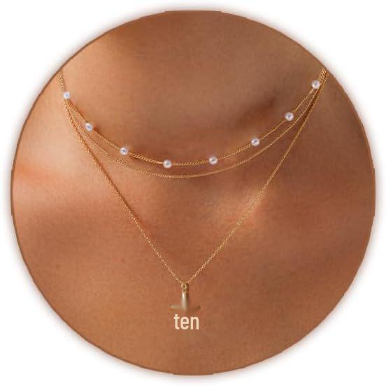 

Exquisite European Gold Pearl Cross Necklace for Girls – Perfect Party Gift золотой