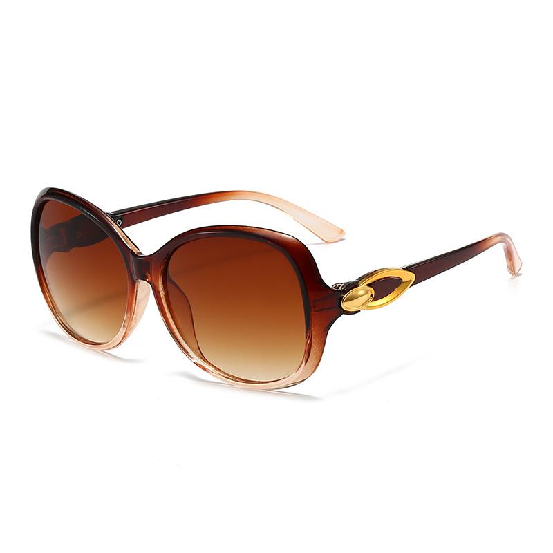 Sunglasses women's UV protection sunglasses sunshade cat eye sunshade high-end round face thin