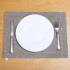 Square Linen Embroidered Placemat