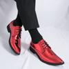 2025 Nové Pánské Kvalitní Lakované Kožené Boty Červené Svatební Boty Nadměrná Velikost 38-46 Zlaté Zelené Modré Kůže Měkké Pánské Společenské Boty