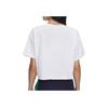 Under Armour Varsity UA Loose Fit Short Sleeve T-Shirt Women Tops White 1389156-101