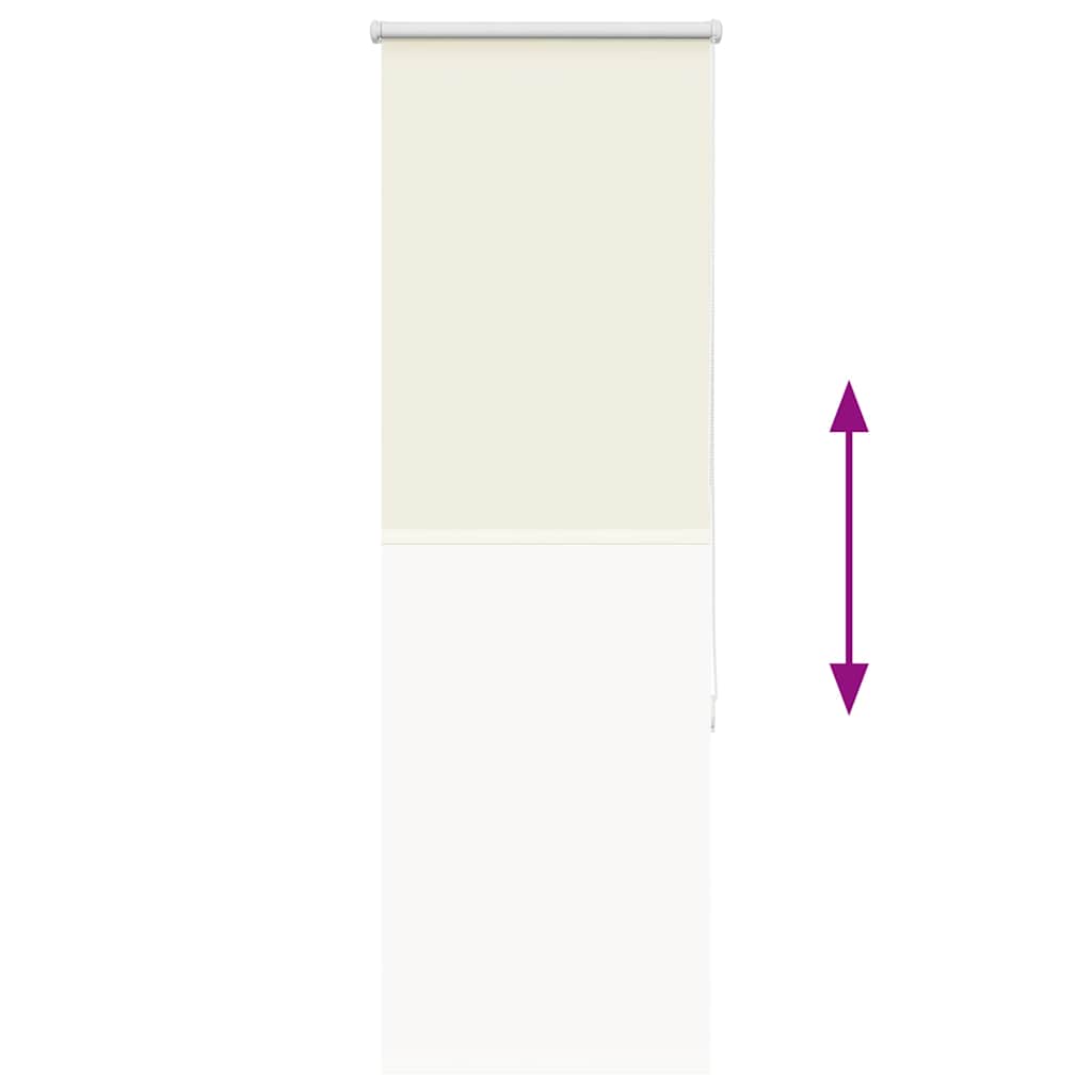 Off White Blackout Roller Blind 40X130 Cm Fabric Width
