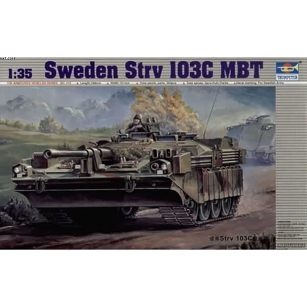 Kit De Modèle - Trumpeter - STRV 103C MBT - Échelle 1:35 - Plastique - Mixte