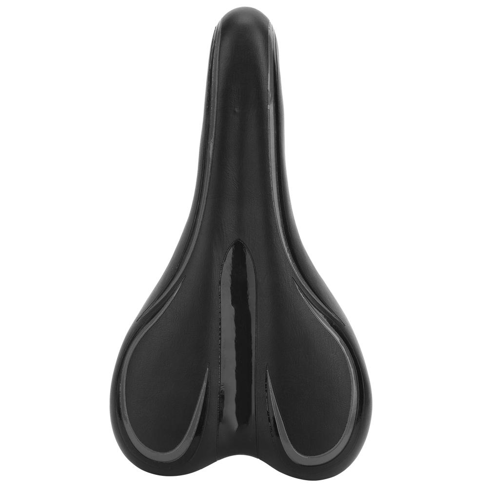 Sponge Non Slip Bike Seat Saddle Replacement Accessory for Mountain Road Bicycle(black 112 Bike Saddle)