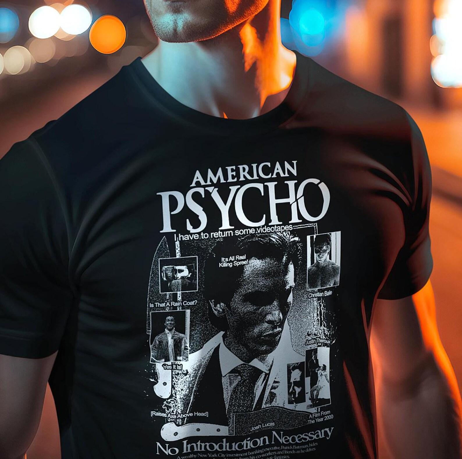 American Psycho T-Shirt – Patrick Bateman Cult Film Tee S