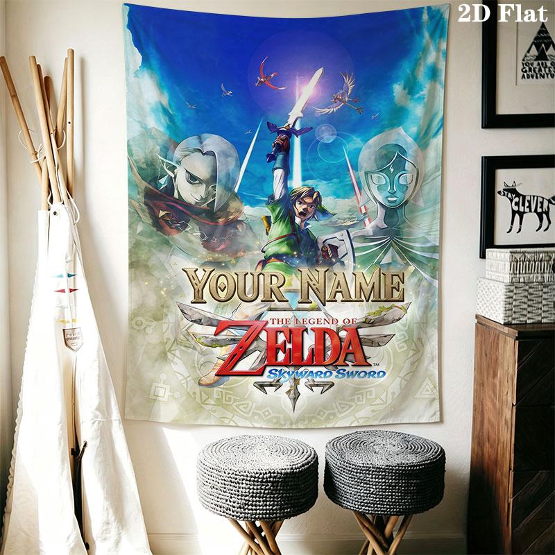 Custom Game Wall Hanging Printed Fabric Blanket Decorative Tapestries for Bedroom Living Room Home Decor
